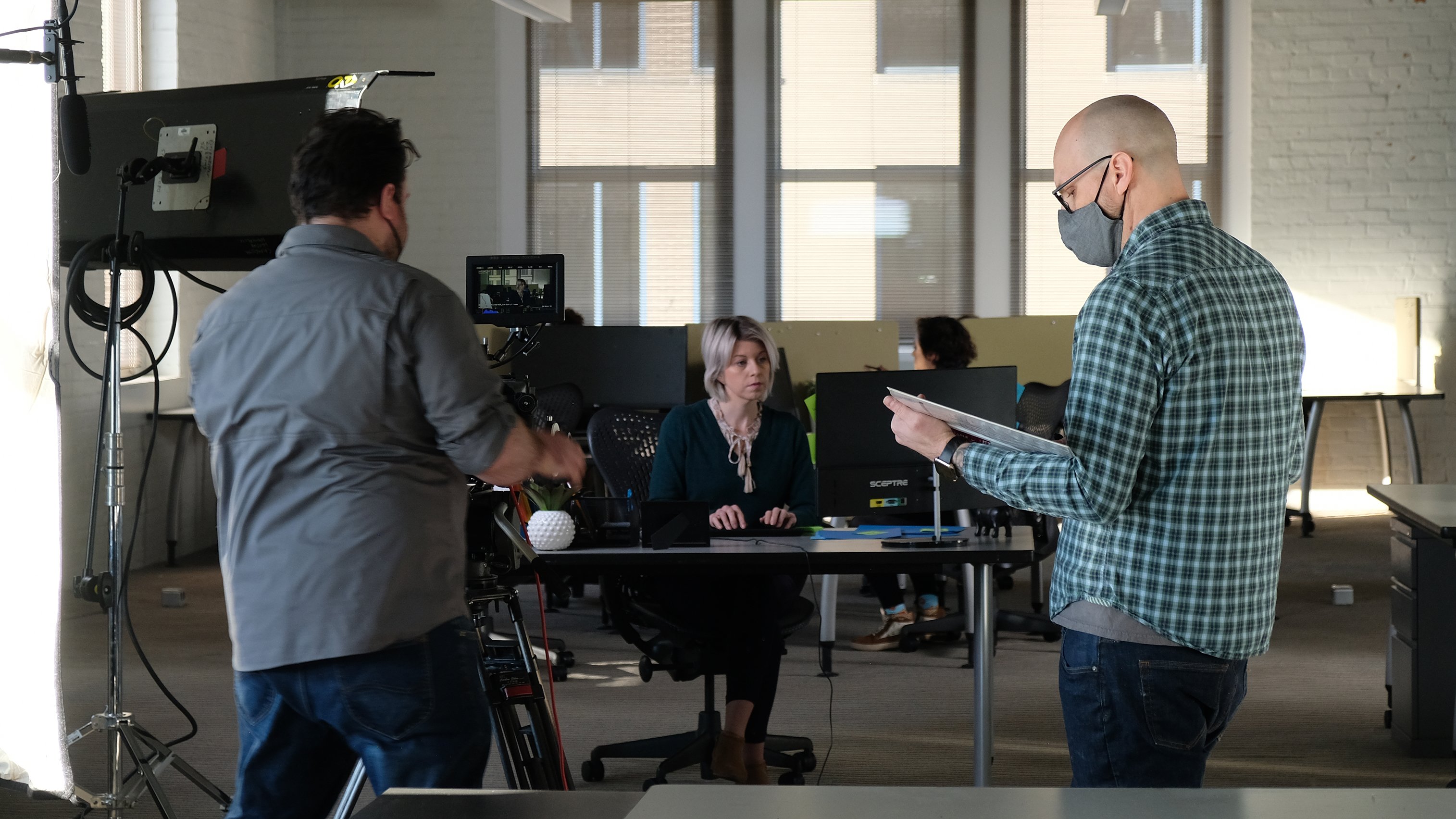 Behind the Scenes of a Marketing Video Shoot
