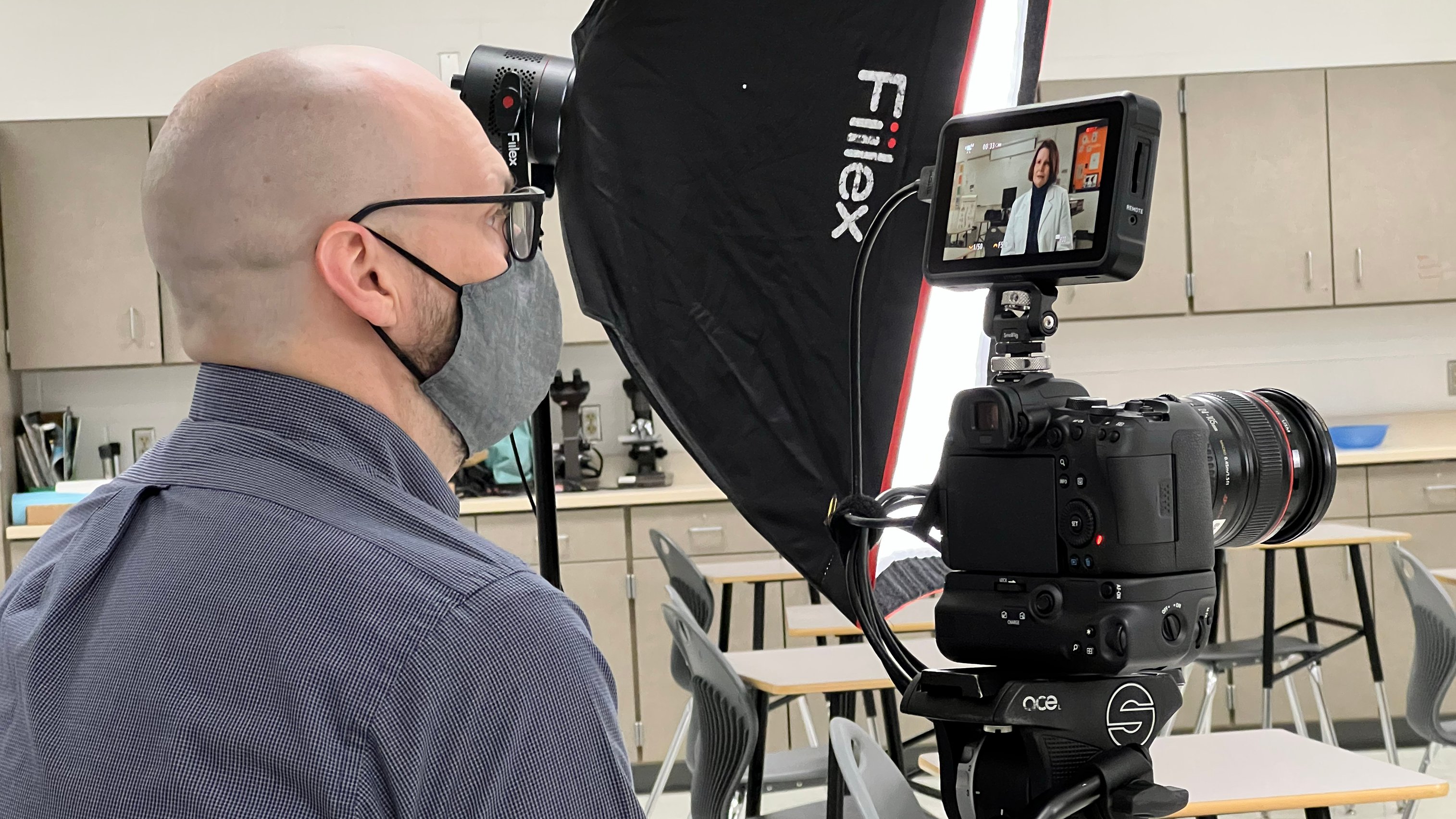 Behind the Scenes of a Testimonial Video Shoot