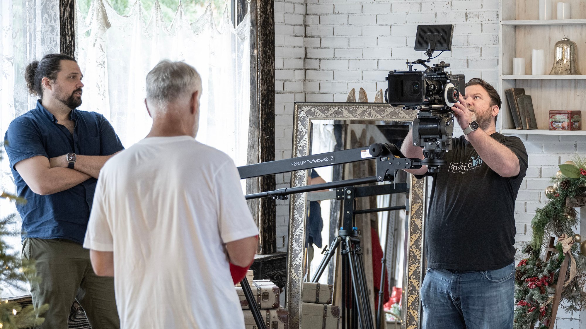 Behind-the-scenes Spotted Yeti Promo Video Shoot