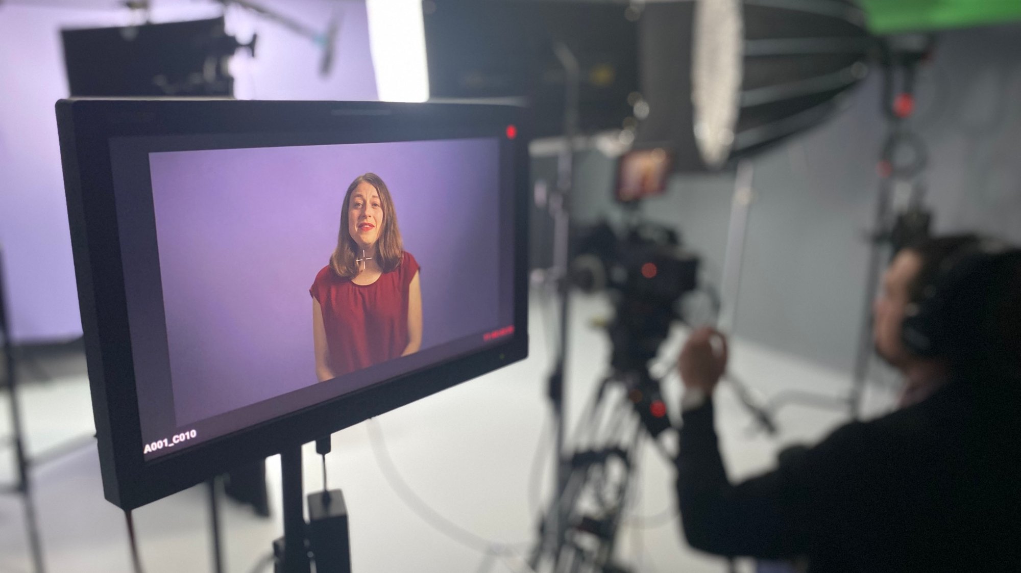 Behind-the-scenes Spotted Yeti Testimonial Shoot